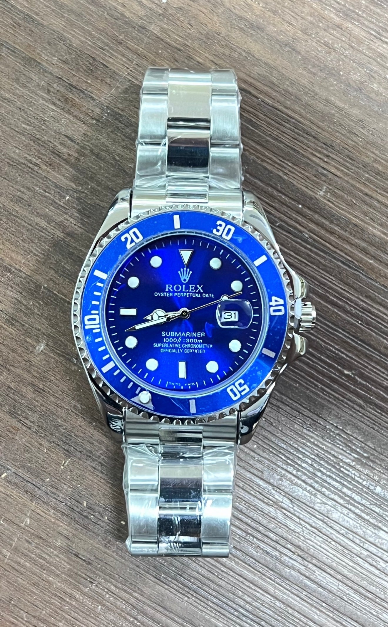Rolex submariner acero