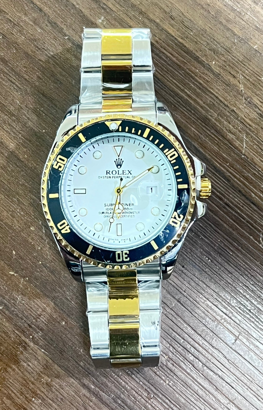 Rolex submariner acero